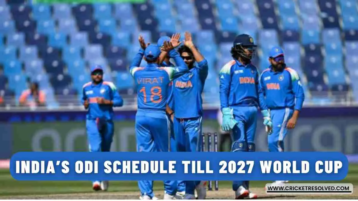 cricket odi world cup 2027 — IN news