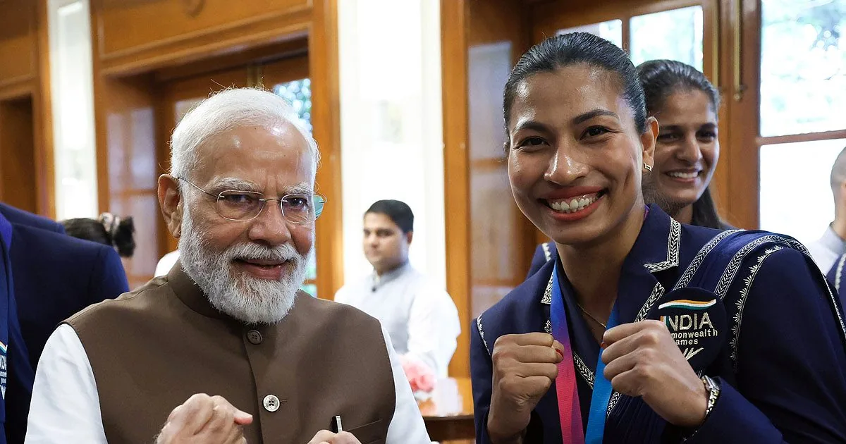 PM Modi lauds boxer Lovlina Borgohain for objecting to distorted Indian map at a restaurant in Glasgow