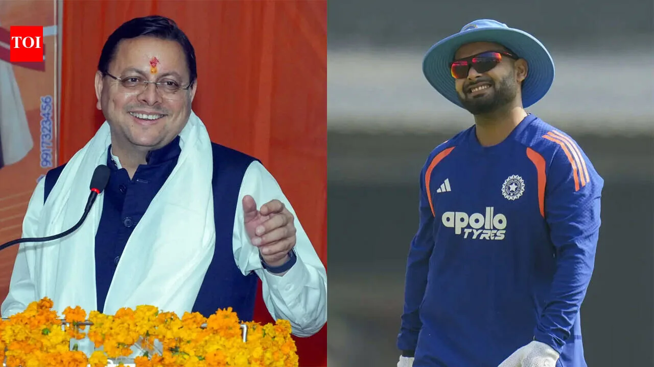 Rishabh Pant tweets to CM Dhami: Help me buy land in Uttarakhand, I want to come home